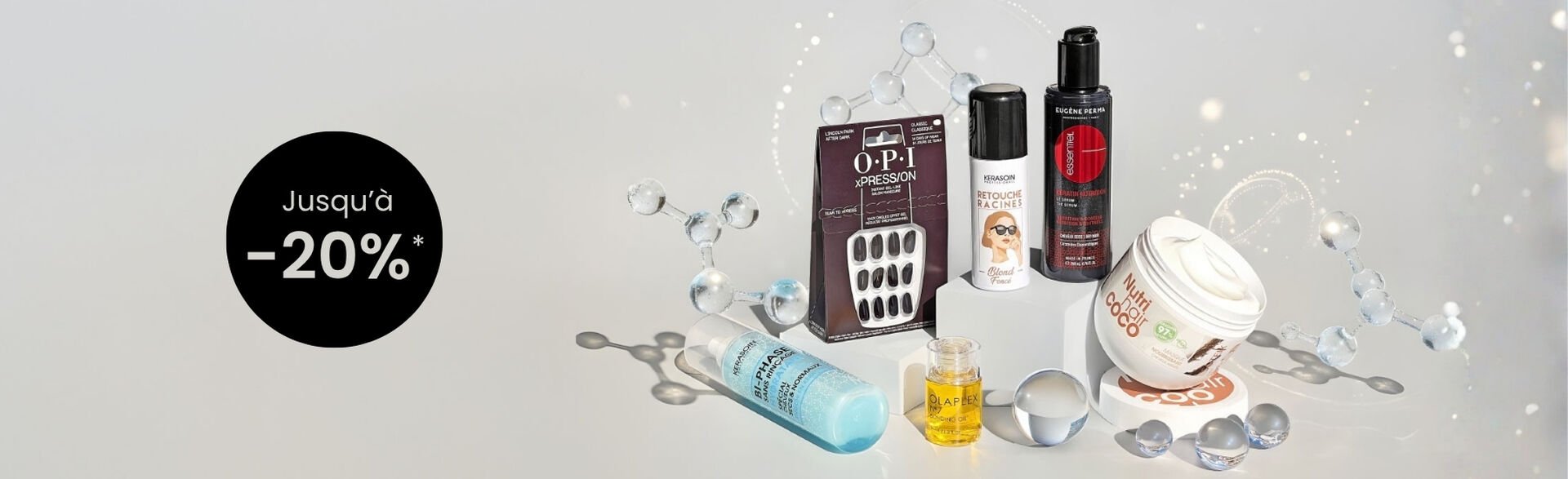 Notre s&eacute;lection de soins cheveux, &agrave; prix r&eacute;duits !