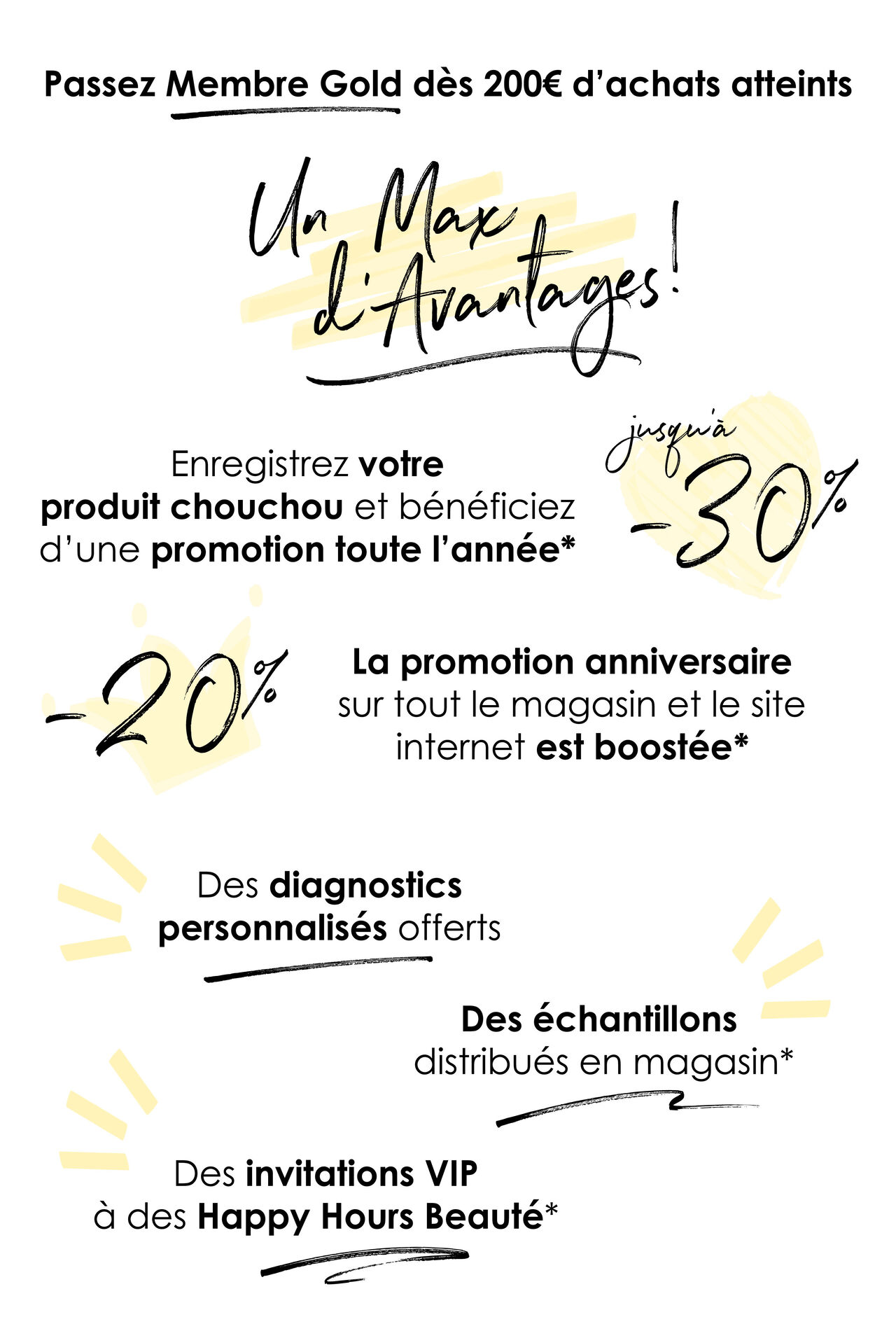 Avantages Gold Club Beauty Addict La Boutique du Coiffeur