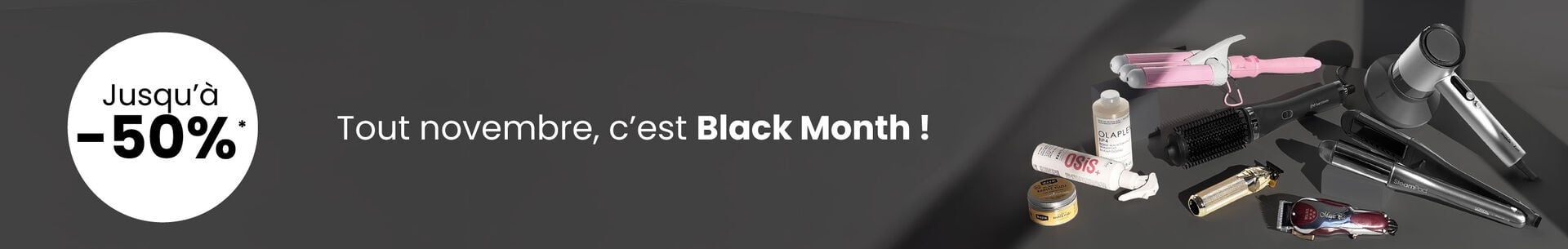 Tout novembre, c'est black month !