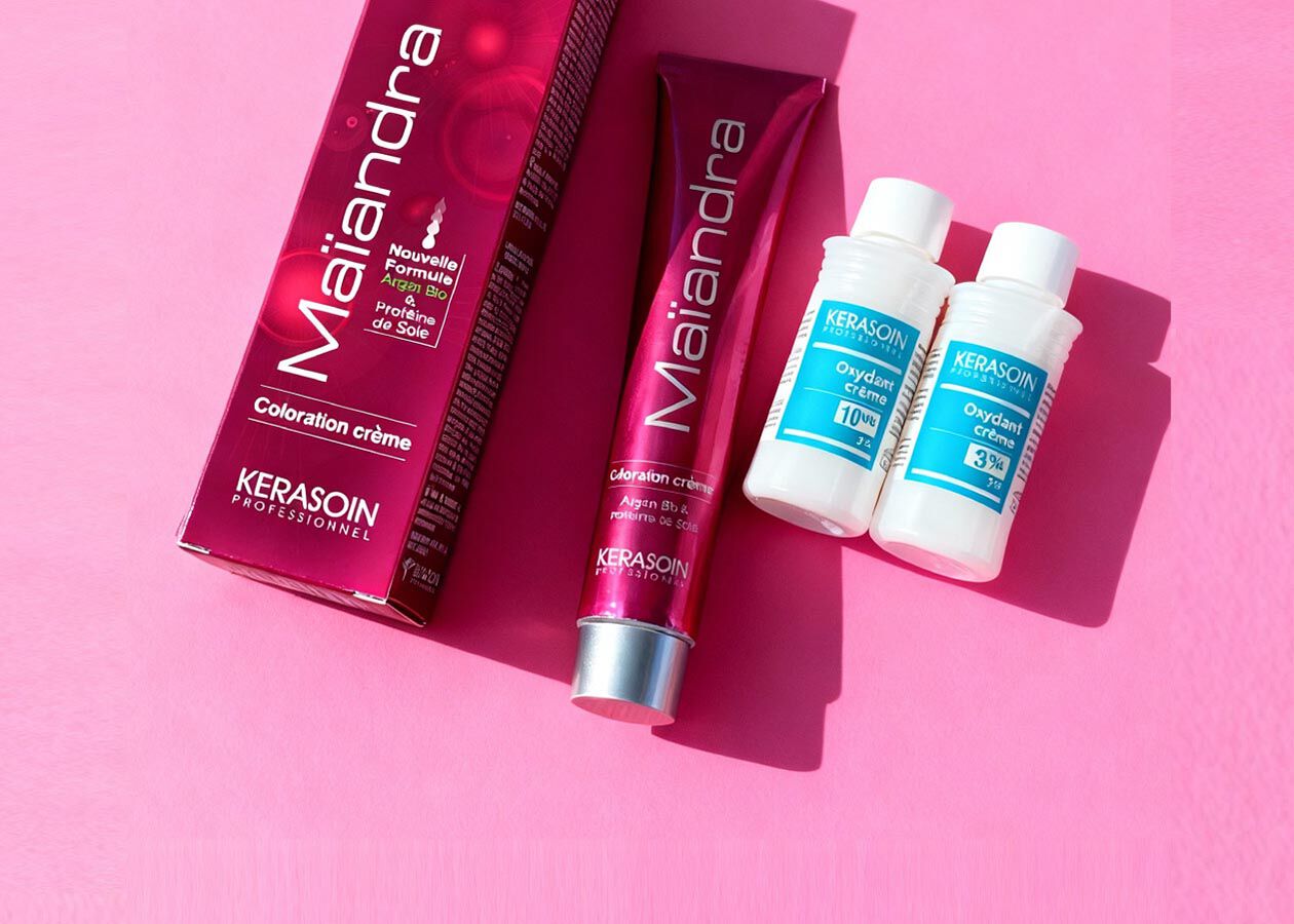 Kerasoin Professionnel : 2 tubes Ma&iuml;andra achet&eacute;s = 2 mini-oxydants offerts.