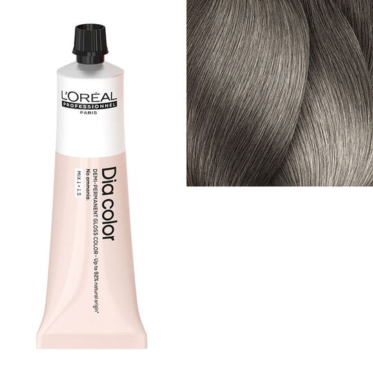 Coloration ton sur ton Dia Color 8.1 blond clair cendr&eacute;