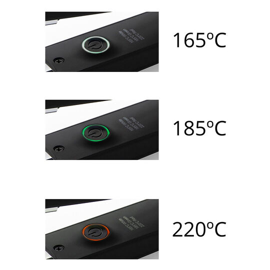 Lisseur C-Style digital black soft touch,  Lisseur C-Style digital black soft touch