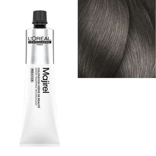 Coloration cr&egrave;me de beaut&eacute; Majirel CC 7.1 blond cendr&eacute;