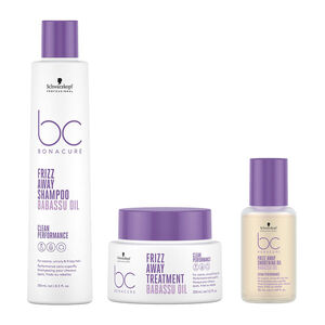 Rituel lissant cheveux indisciplin&eacute;s BC Frizz Away