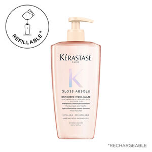 Bain cr&egrave;me Hydra-Glaze Gloss Absolu 500 ml rechargeable