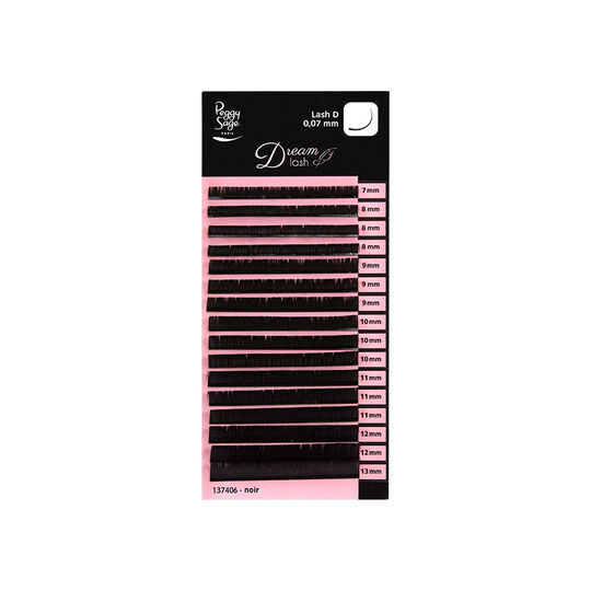Extension de cils volume russe Courbure Extravagante D 0.07 mm