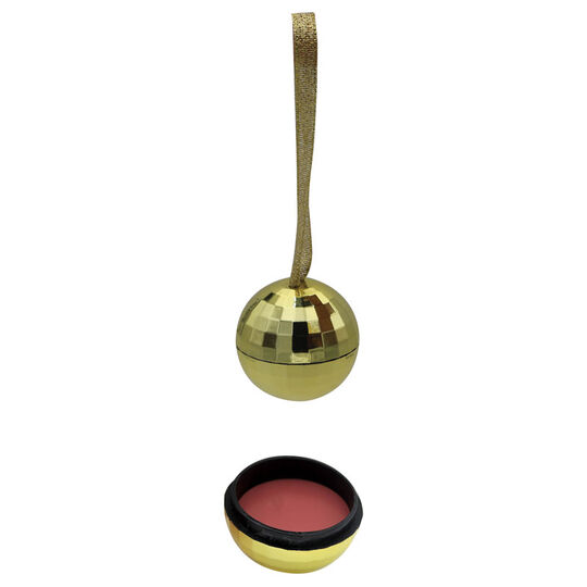 Boule de No&euml;l gloss &agrave; l&egrave;vres dor&eacute;