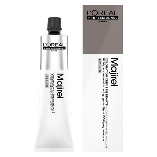 Coloration cr&egrave;me de beaut&eacute; Majirel 5.15 ch&acirc;tain clair cendr&eacute; acajou