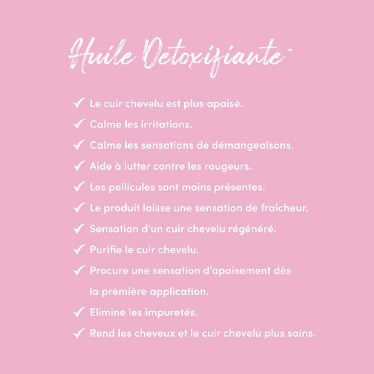 Huile détoxifiante Scalp Detox Oil Treatment