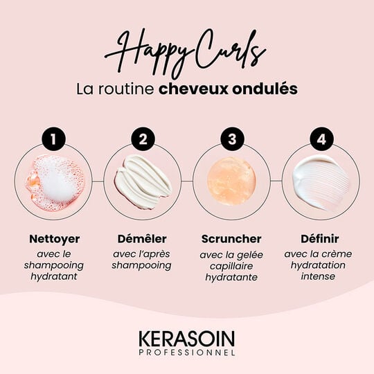 Rituel nourrissant cheveux boucl&eacute;s Happy Curls