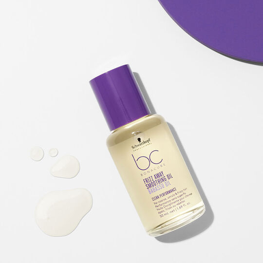 Huile lissante pour cheveux indisciplin&eacute;s BC Frizz Away
