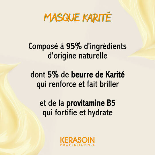 Masque capillaire au beurre de karit&eacute; 250ml