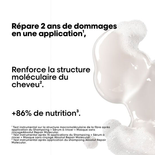 Duo recharge Absolut Repair Molecular + shampooing 300 ml