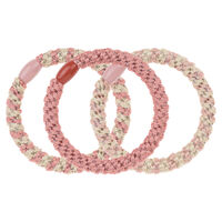 3 Élastiques tressés Twinstar blush braids,  3 Élastiques tressés Twinstar blush braids