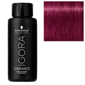 Coloration demi-permanente Igora Vibrance 0-89 booster rouge violet