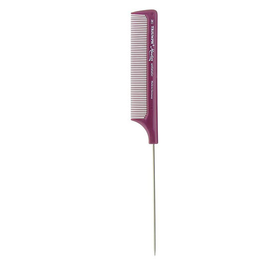 Peigne &agrave; queue m&eacute;tal T261 Lilas