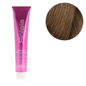 Coloration ton sur ton Sola&iuml;a 7.3 blond dor&eacute;