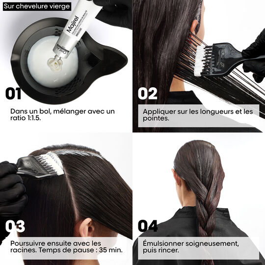 Coloration cr&egrave;me de beaut&eacute; Majirel 5.15 ch&acirc;tain clair cendr&eacute; acajou