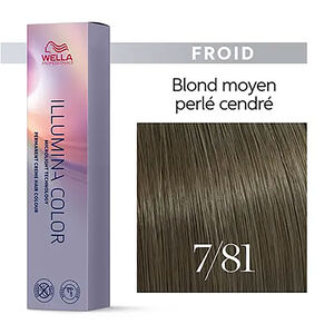 Illumina color 7/81 blond perl&eacute; cendr&eacute;