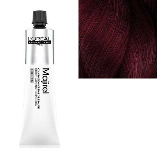 Coloration crème de beauté Majirel 4.62 châtain rouge irisé