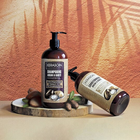 Shampooing cheveux bouclés frisés Argan & Karité
