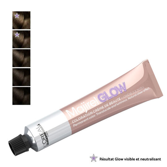 Coloration permanente translucite Majirel Glow D13