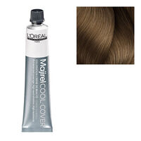 Coloration permanente Majirel cool inforced 8.13 blond clair cendr&eacute; dor&eacute;