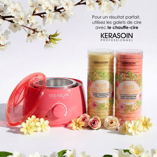 Cire sans bande en galets Cire Rose
