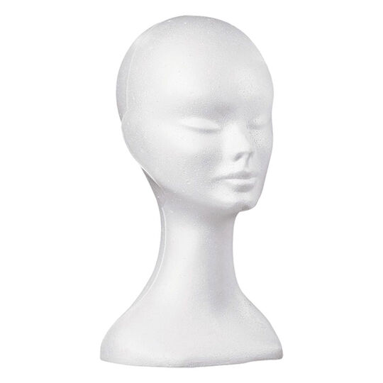 Tête blanche polystyrène