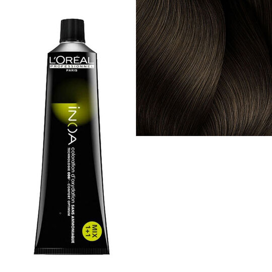 Inoa Coloration sans ammoniaque 6.13 blond fonc&eacute; cendr&eacute; dor&eacute;