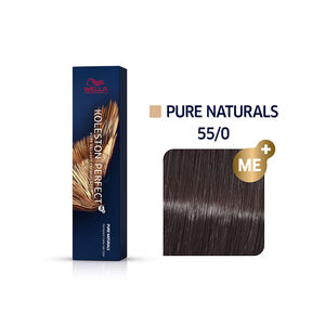 Coloration permanente Koleston Perfect Me+ 55/0 ch&acirc;tain clair intense