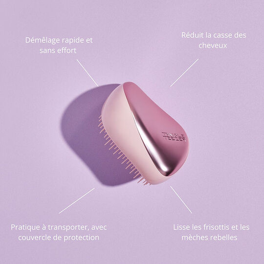Brosse démêlante Compact Styler pearl matte chrome,  Brosse démêlante Compact Styler pearl matte chrome