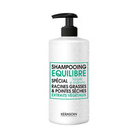 Shampooing &eacute;quilibre racines grasses pointes s&egrave;ches 1000ml