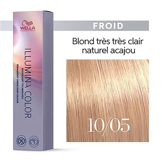 Illumina color 10/05 blond très très clair naturel acajou