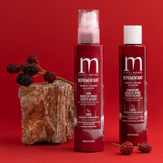 Rituel repigmentant shampooing + soin rouge de Venise