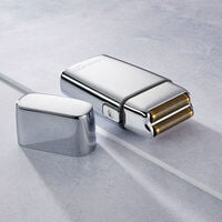 Rasoir professionnel rechargeable en m&eacute;tal FOILFX02 silver