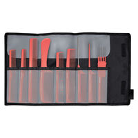 Set 9 peignes A-Line coral