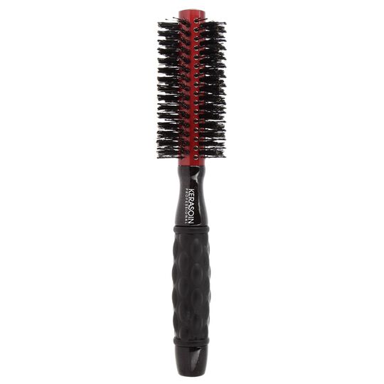 Brosse ronde &agrave; brushing sanglier et picots 18mm