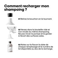 Shampooing d&eacute;jaunissant Silver recharge 500ml