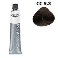 Coloration neutralisante Majirel Cool Cover 5.3 ch&acirc;tain clair dor&eacute; beige