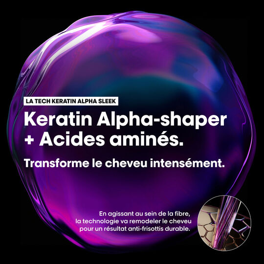 Routine lissante Keratin Alpha Sleek
