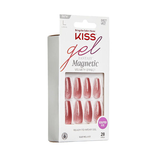 Faux ongles Gel Fantasy Long magnetic velvety effect west coat