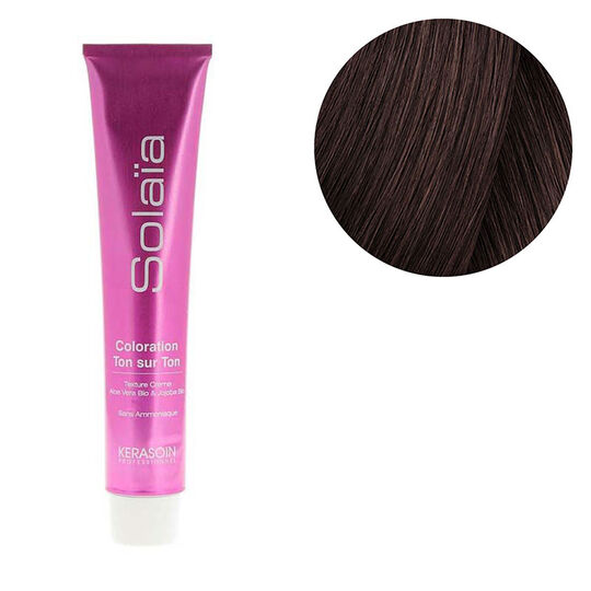 Coloration ton sur ton Sola&iuml;a 6.8 blond fonc&eacute; mocca