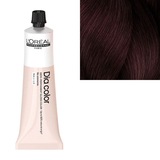 Coloration ton sur ton Dia Color 4.62 ch&acirc;tain rouge iris&eacute;