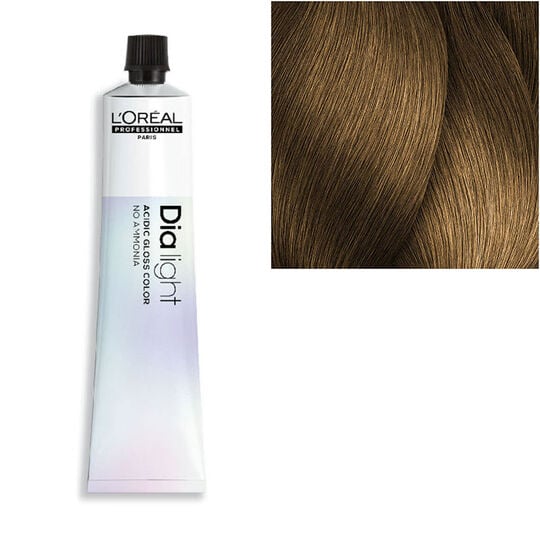 Coloration ton sur ton Dialight 7.3 blond dor&eacute;
