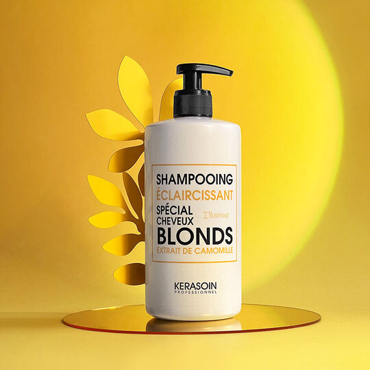 Shampooing &eacute;claircissant sp&eacute;cial cheveux blonds