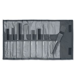 Trousse neuf peignes Noir,  Trousse neuf peignes Noir