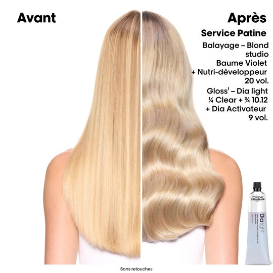 Coloration ton sur ton Dia light Hyaluronic 8 blond clair