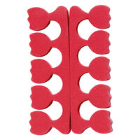 1 paire de séparateurs d’orteils,  1 paire de séparateurs d’orteils