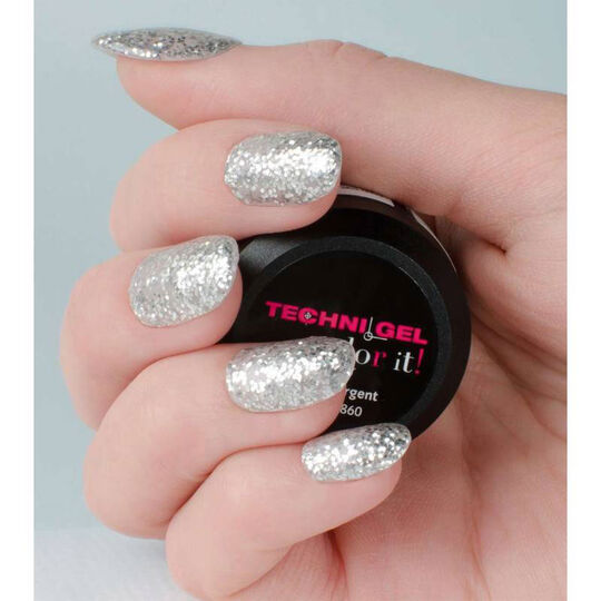Gel UV Color it ! pailleté argent